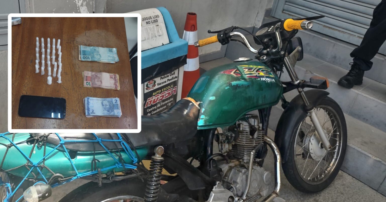 Moto Adulterada Drogas E Dinheiro Em Esp Cie Indiv Duo Preso